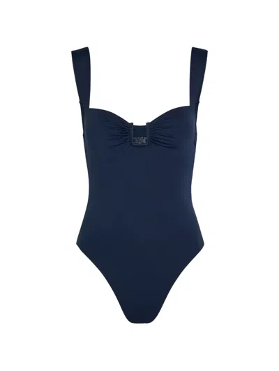 Away That Day Cannes Swimsuit In Blue