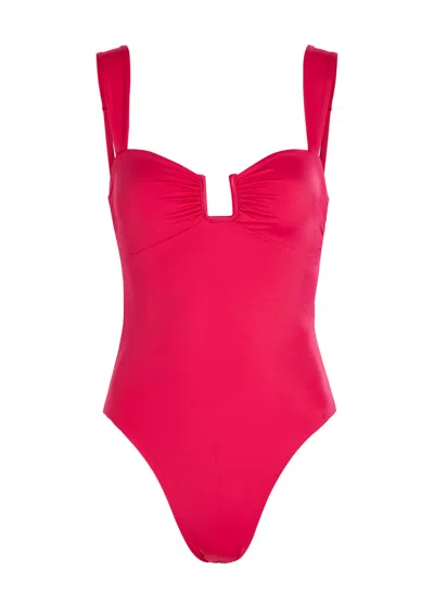 Away That Day Cannes Swimsuit In Red