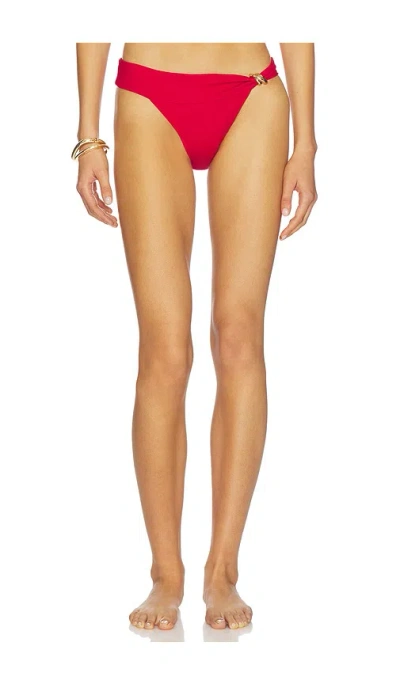 Away That Day Formentera Bikini Bottom In Red