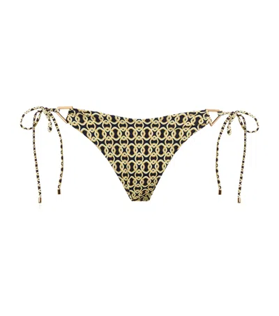 Away That Day Geometric Gili Bikini Bottoms In Multi