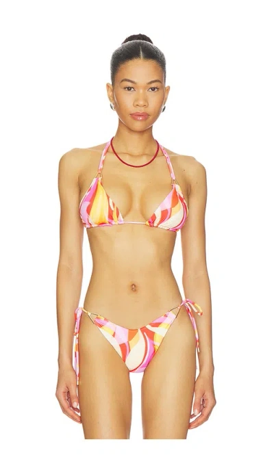 Away That Day Gili Top In Animal Print