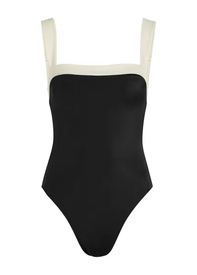 Away That Day Grenada Panelled Swimsuit In Multi