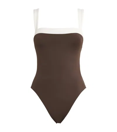 Away That Day Grenada Swimsuit In Brown