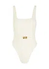 Away That Day Isola Bella Swimsuit In Ivory