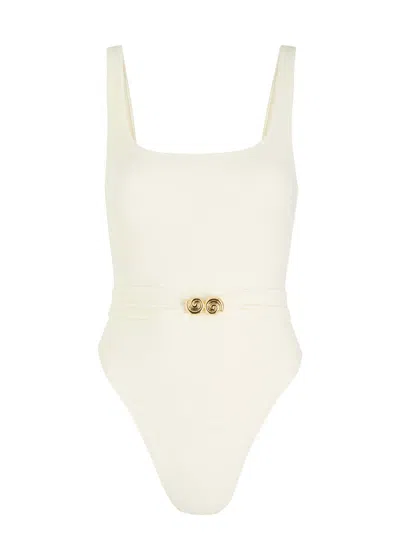 Away That Day Isola Bella Swimsuit In Ivory