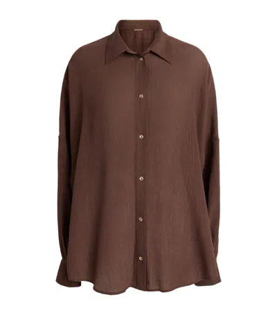 Away That Day Maldives Shirt In Brown