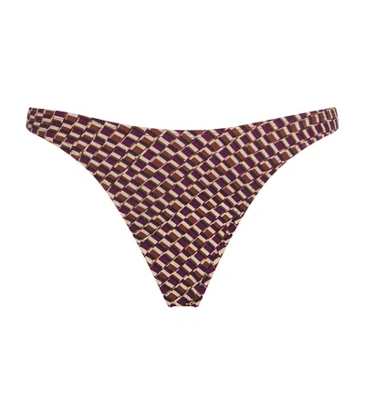 Away That Day Maui Bikini Bottoms In Brown