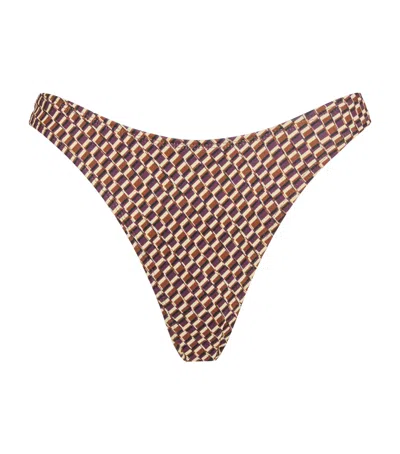 Away That Day Maui Bikini Bottoms In Brown