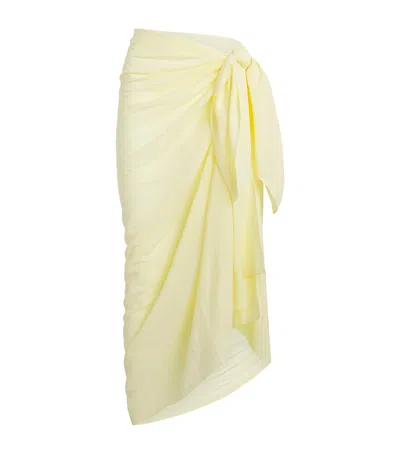 Away That Day Paros Sarong In Yellow