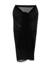 Away That Day Santorini Sarong In Black