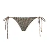 Away That Day Side-tie Catania Bikini Bottoms In Multi