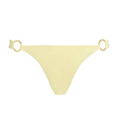 Away That Day Sorrento Bikini Bottoms In Yellow