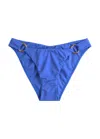 Away That Day Sorrento Ruched Bikini Briefs In Bright Blue