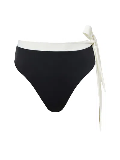 Away That Day Tahiti Bikini Bottoms In Black