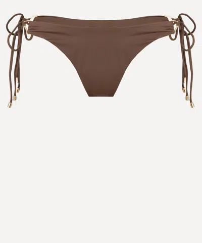 Away That Day Women's Gili Espresso Bikini Bottoms In Brown