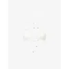 Away That Day Womens St Vincent Floral-applique Stretch-woven Bikini Top Bridal White In Bridal White