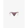 Away That Day Womens Geo Print Catania Tie-side Bikini Bottoms Xs