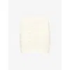 Away That Day Womens Natural Giglio Crochet Cotton Knitted Mini Skirt Xs In Natural