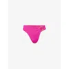 Away That Day Womens Wild Orchid Acapulcohigh-cut Bikini Bottoms In Wild Orchid