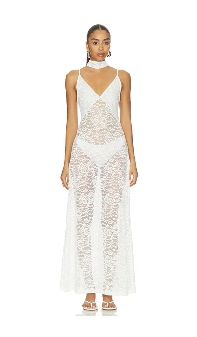 Away That Day X Gigi & Olive Forte Dei Marmi Lace Dress In White