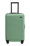 Away The Bigger Carry-on Flex Suitcase In Green