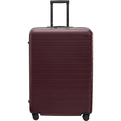 Away The Large Flex Hardshell Suitcase (nordstrom Exclusive) In Oxblood Red