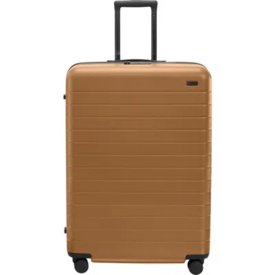 Away The Large Flex Hardshell Suitcase (nordstrom Exclusive) In Tawny Brown