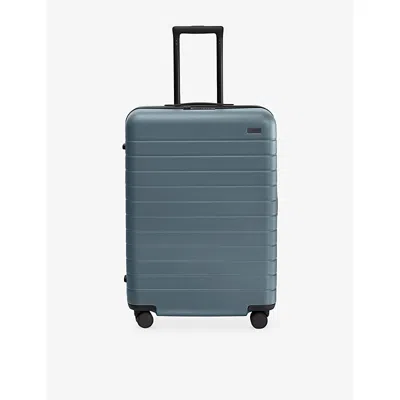 Away The Medium Flex Expandable Suitcase In Blue