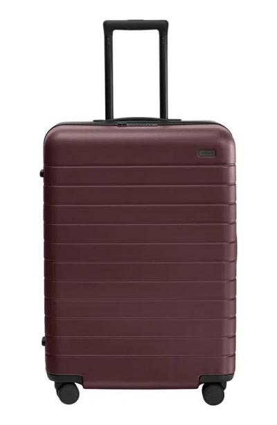 Away The Medium Flex Suitcase (nordstrom Exclusive) In Oxblood Red