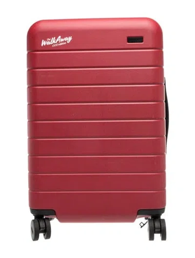 Pre-owned Away The Walk 000 Edition Luggage Suitcase In Red