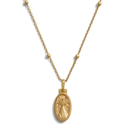 Awe Inspired Aurora Pendant Necklace In Gold
