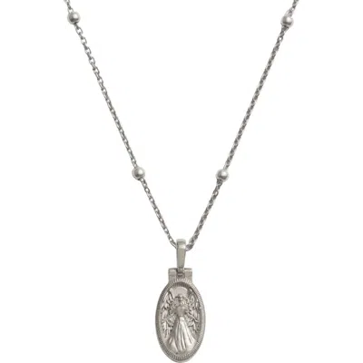 Awe Inspired Aurora Pendant Necklace In Silver