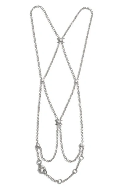 Awe Inspired Chainmail Hand Chain In Metallic
