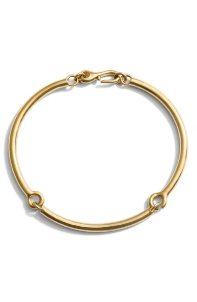 Awe Inspired Collector Sterling Silver Cuff Bracelet In Gold