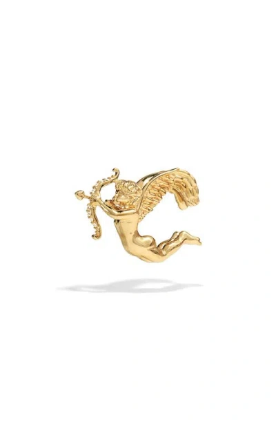 Awe Inspired Cupid Ear Cuff In Gold
