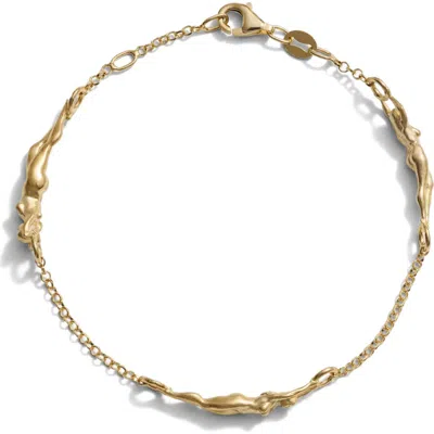 Awe Inspired Divine Feminine Bracelet In Gold