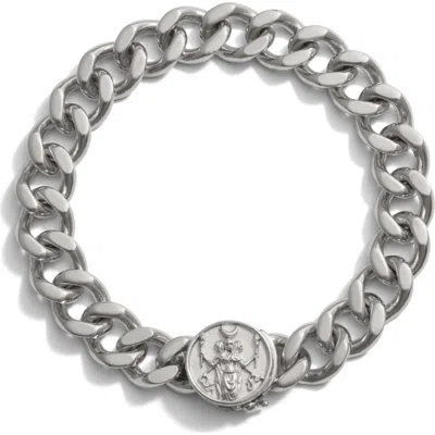 Awe Inspired Hecate Goddess Bracelet In Silver