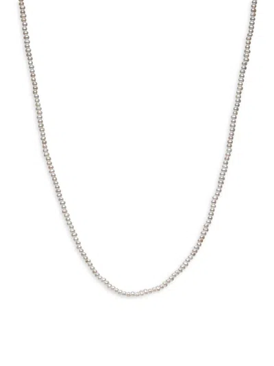 Awe Inspired Women's 14k Gold Vermeil & 2-2.5mm Seed Pearl Strand Necklace