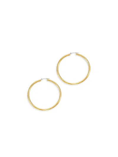 Awe Inspired Women's 14k Gold Vermeil Hoop Earrings