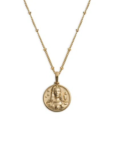 Awe Inspired Women's 14k Gold Vermeil Mini Nyx Pendant Necklace