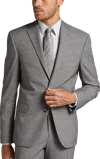 Awearness Kenneth Cole Chillflex Modern Fit 3-piece Men's Suit In Gray