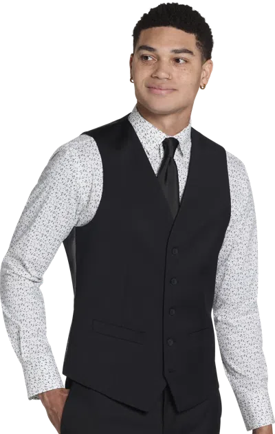 Awearness Kenneth Cole Big & Tall Chillflex Modern Fit Men's Suit Vest