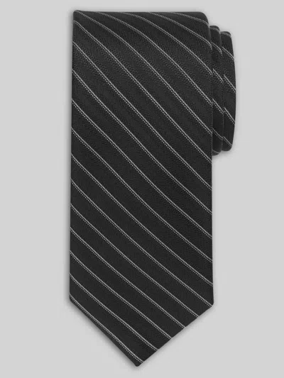 Awearness Kenneth Cole Big & Tall Men's Bit & Byte Stripe Tie In Black