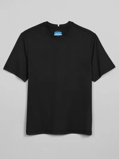 Awearness Kenneth Cole Big & Tall Men's Chillflex Modern Fit Performance Crewneck Tee In Black