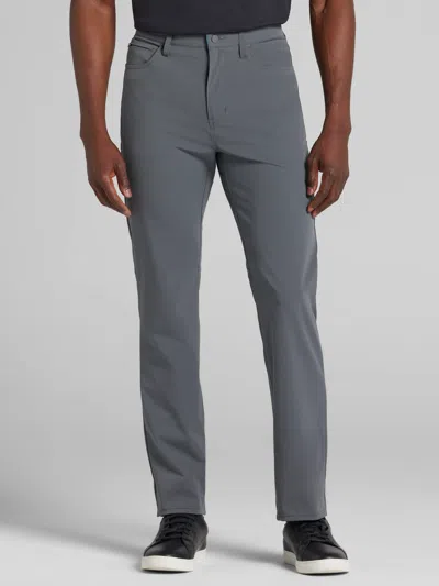Awearness Kenneth Cole Big & Tall Men's Chillflex Modern Fit Stretch Ripstop Dobby 5-pocket Pants Charcoal - Size: 46w X 30 In Gray