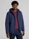 Awearness Kenneth Cole Big & Tall Men's Hooded Performance Stretch Jacket In Blue