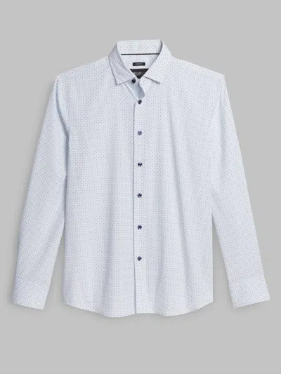 Awearness Kenneth Cole Big & Tall Men's Modern Fit 4-way Stretch Button Up Shirt In White
