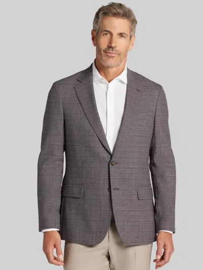 Awearness Kenneth Cole Big & Tall Men's Modern Fit Plaid Sport Coat In Gray