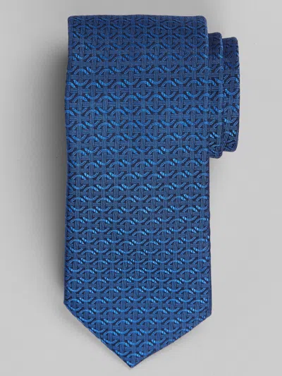 Awearness Kenneth Cole Big & Tall Men's Ringers Tie Royal - Size: Xlong In Purple
