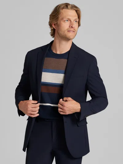 Awearness Kenneth Cole Big & Tall Slim Fit Tech Men's Suit Jacket In Blue